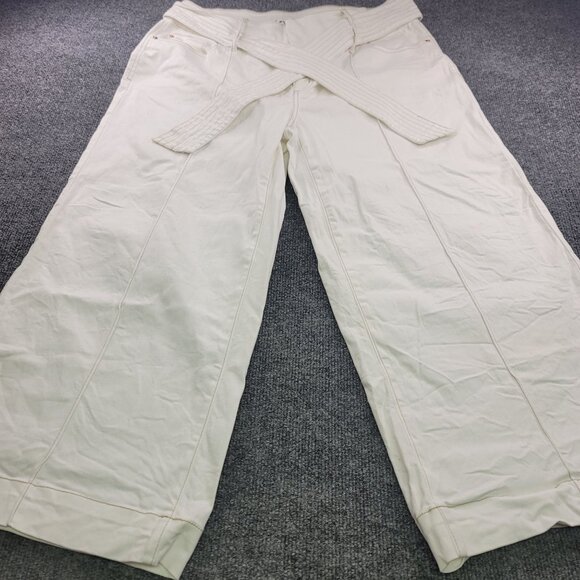 INC International Concepts Women's White Wide-Leg Pants Size 14 - Picture 5 of 15